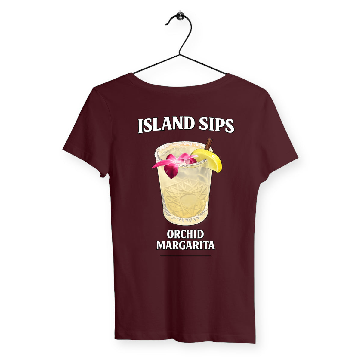 T-shirt Femme Island Sips - dos_bordeaux