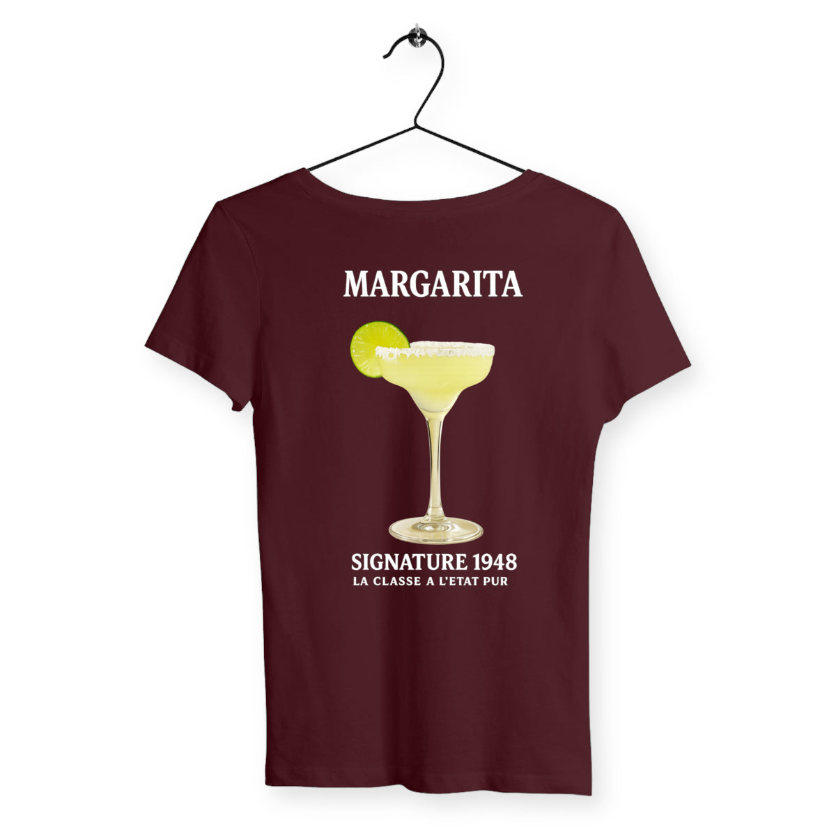 T-shirt Femme margarita - dos_bordeaux