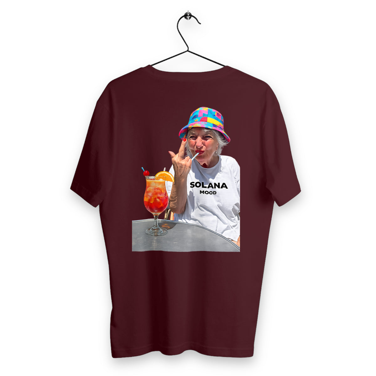 T-shirt Homme Mami Mood - dos_bordeaux