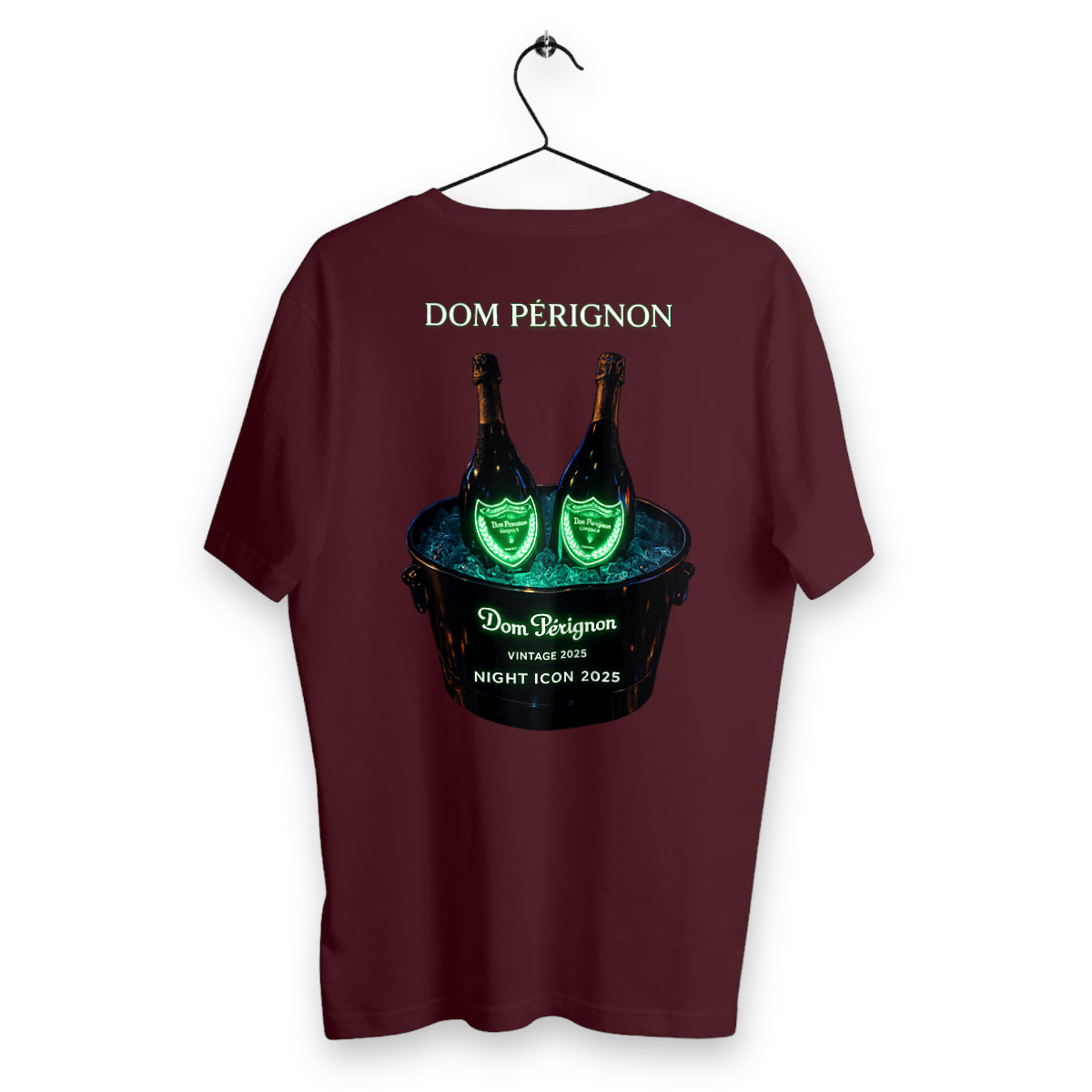 t-shirt homme dom pérignon - dos_bordeaux