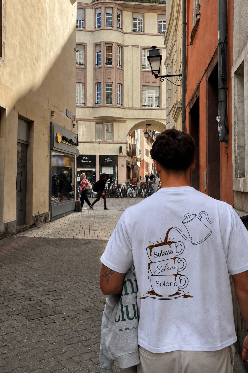 T-shirt Homme Café