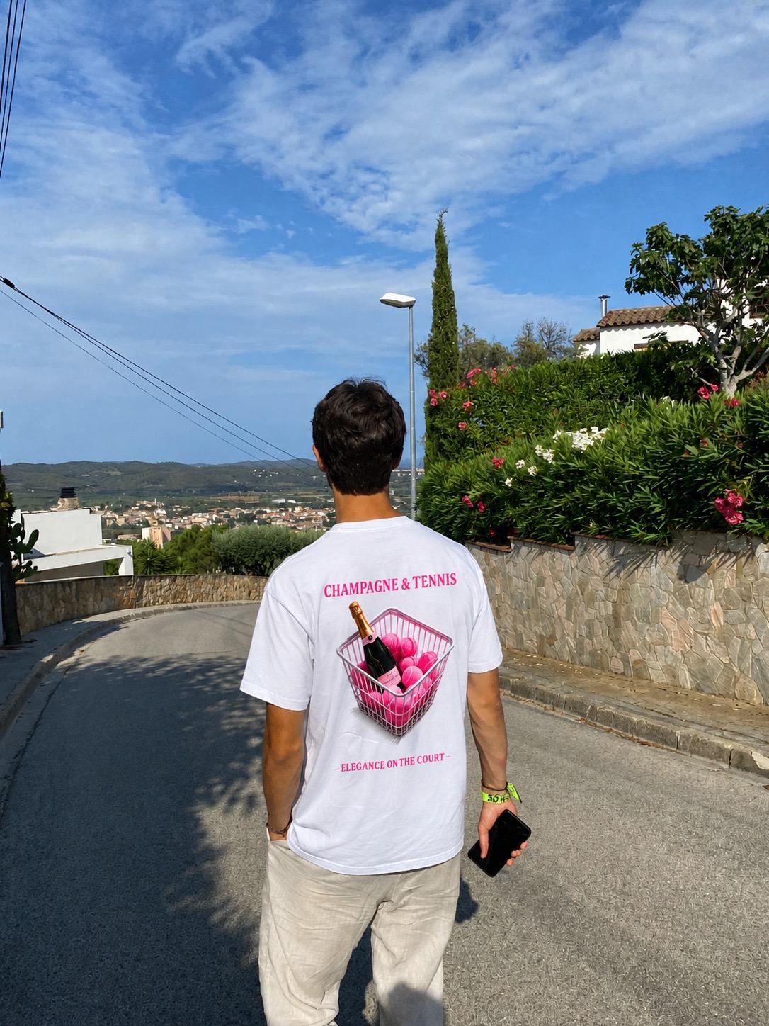 T-shirt Homme Champagne &amp; Tennis