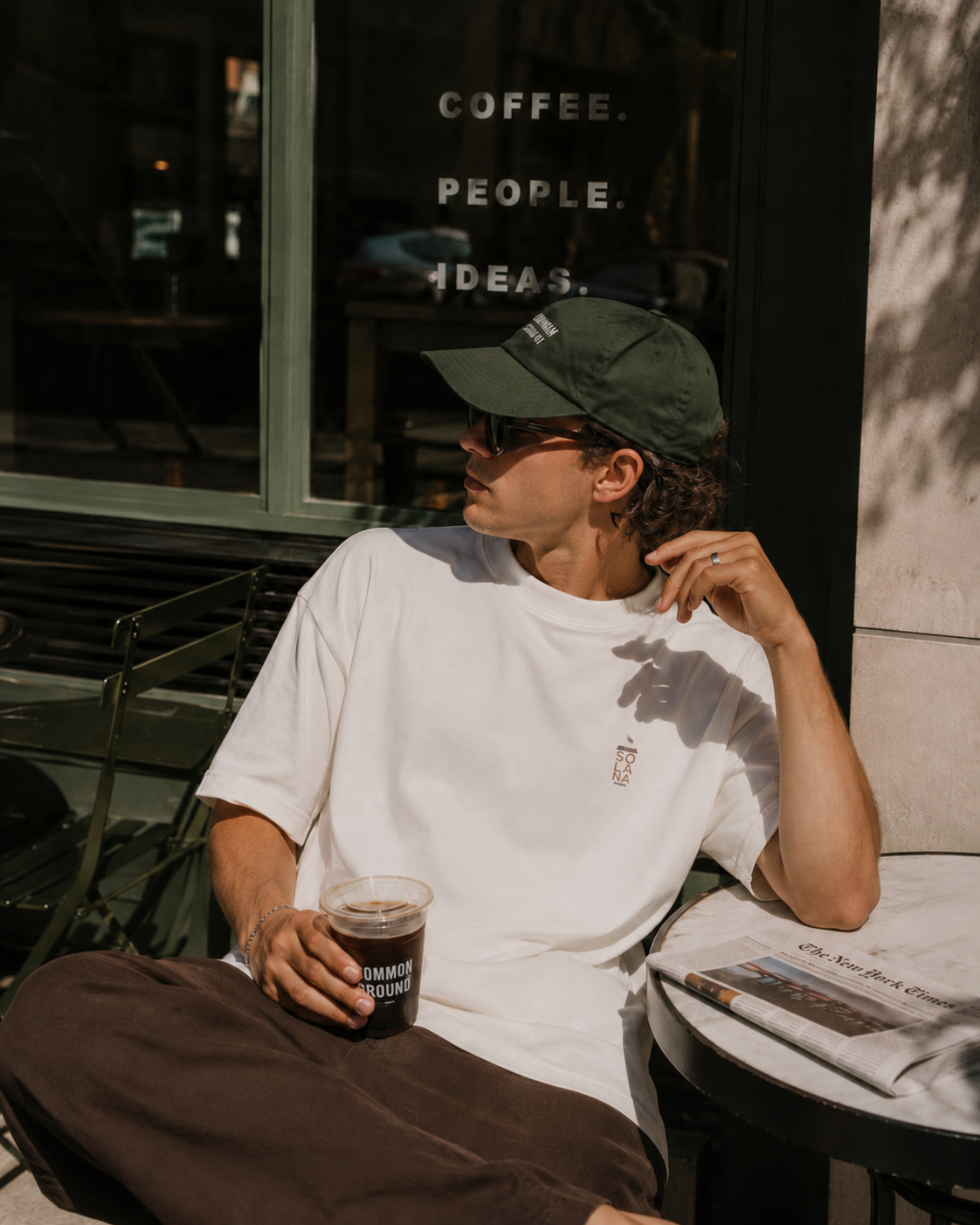 T-shirt Homme Café
