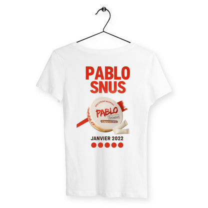 T-shirt Femme Pablo Snus  - dos_blanc