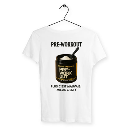 T-shirt Femme Pre-Workout - dos_blanc