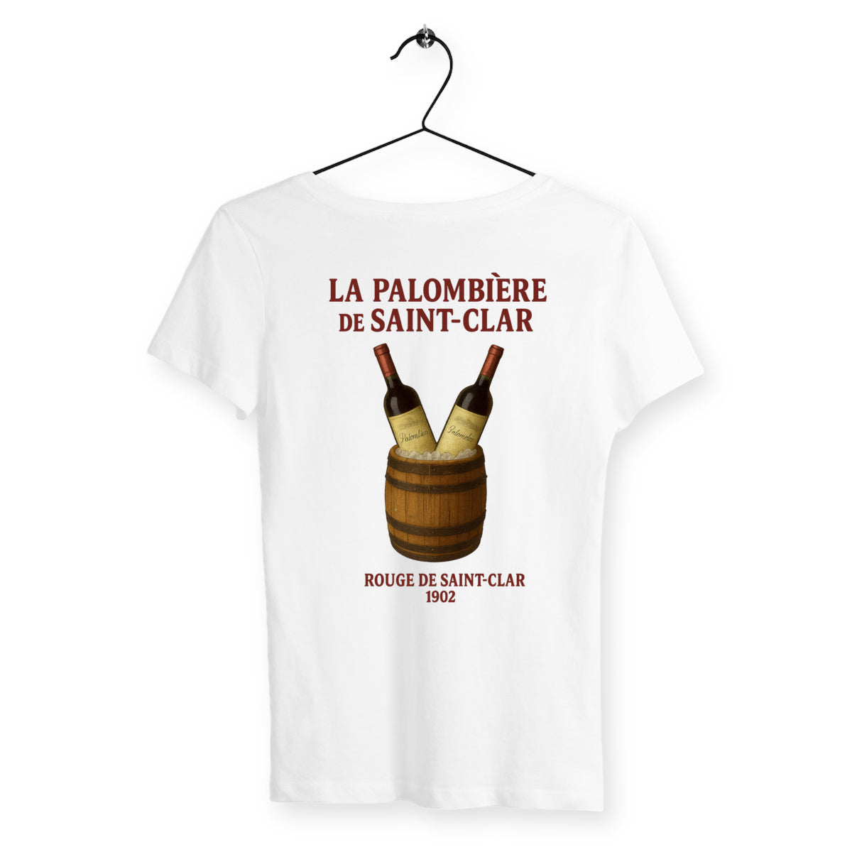 T-shirt Femme Palombière Saint-Clar - dos_blanc
