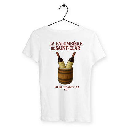 T-shirt Femme Palombière Saint-Clar - dos_blanc