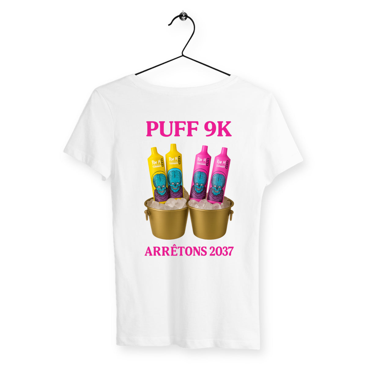 T-shirt Femme Puff 9K - dos_blanc