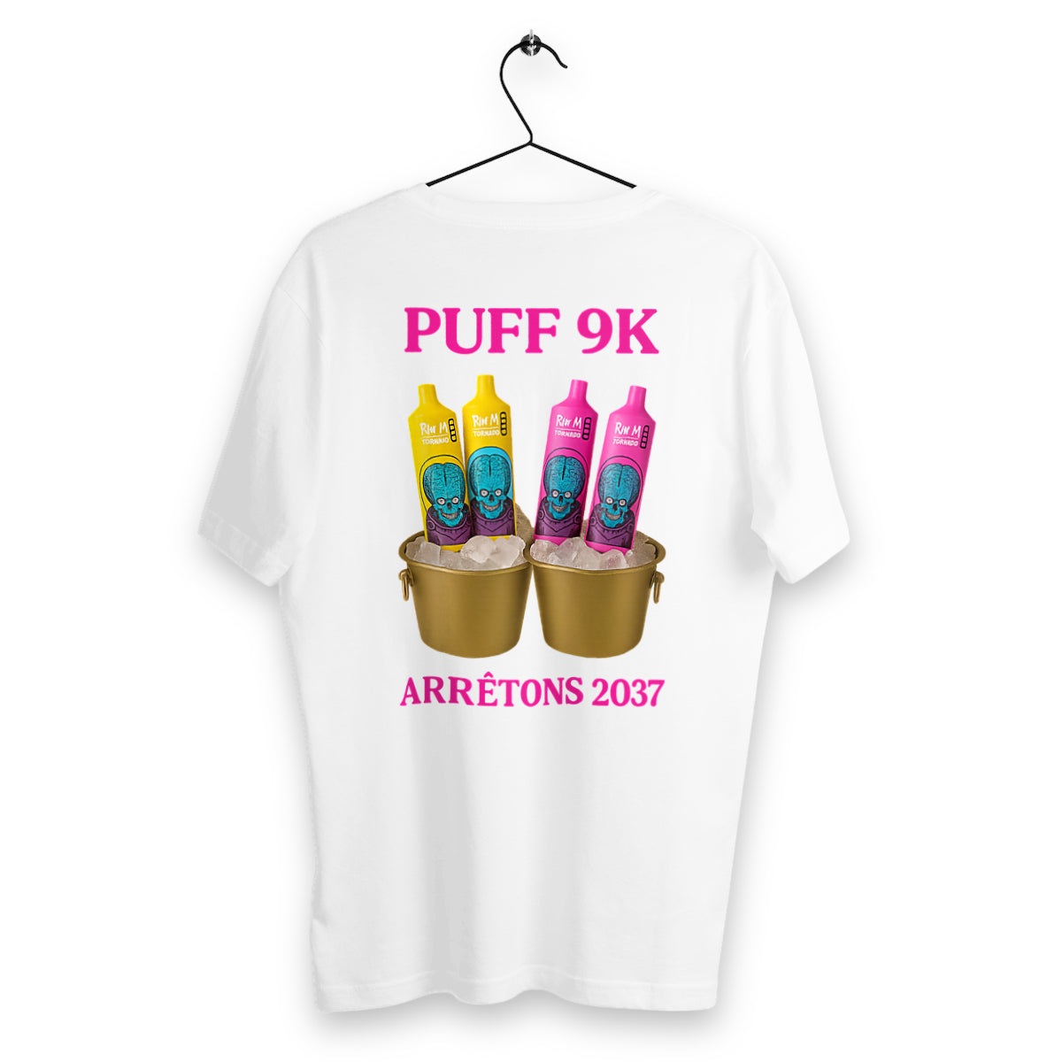 T-shirt Homme Puff 9K - dos_blanc