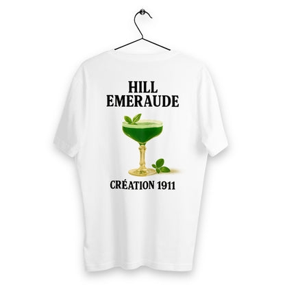 T-shirt Homme Hill Émeraude - dos_blanc