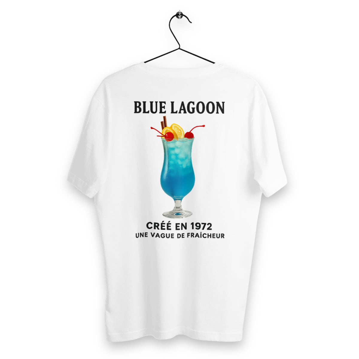 T-shirt Homme Blue Lagoon - dos_blanc