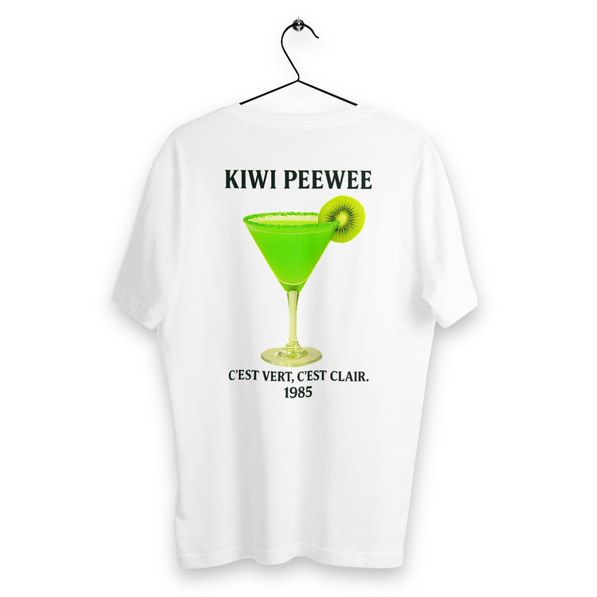 T-shirt Homme Kiwi Peewee - dos_blanc