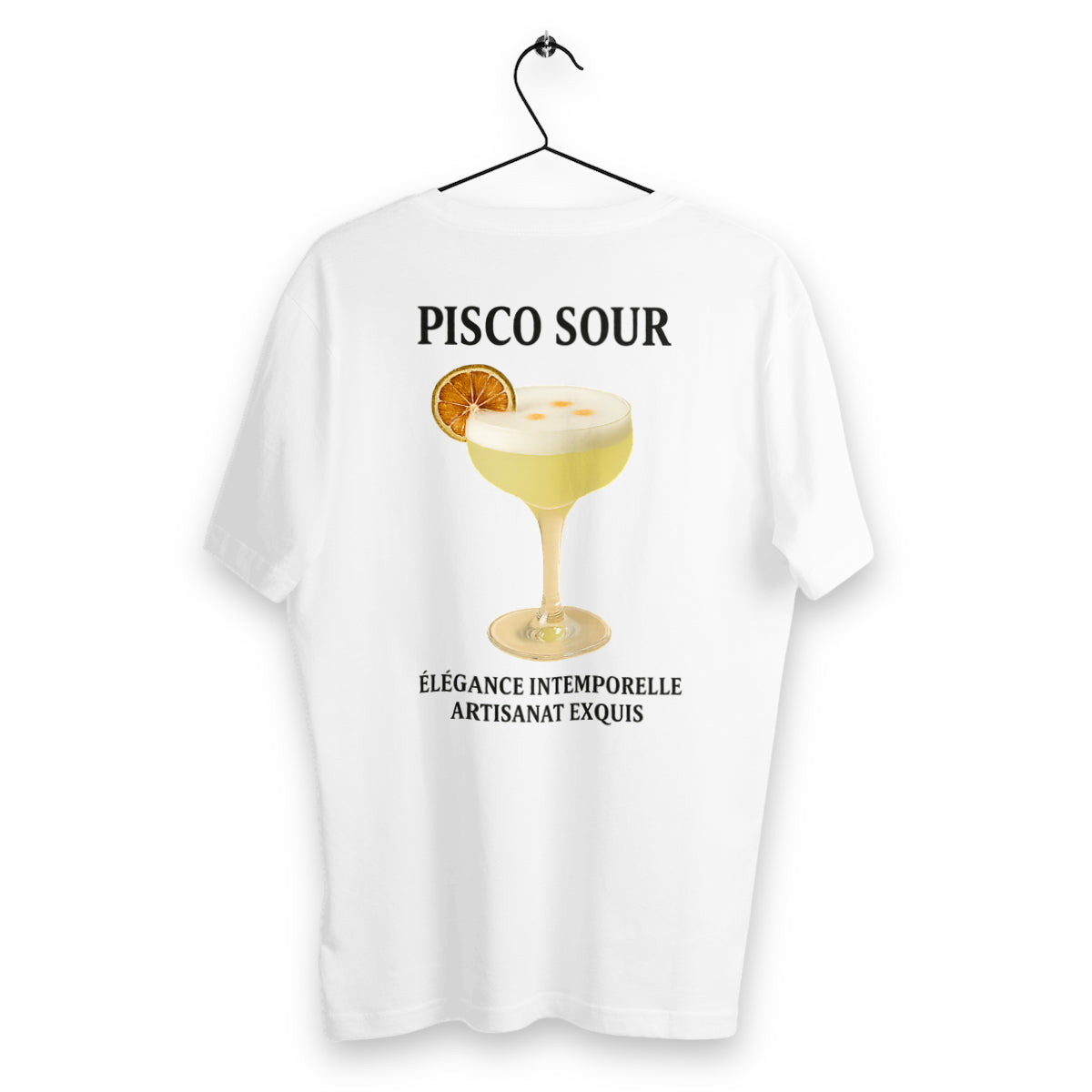 T-shirt Homme Pisco Sour - dos_blanc