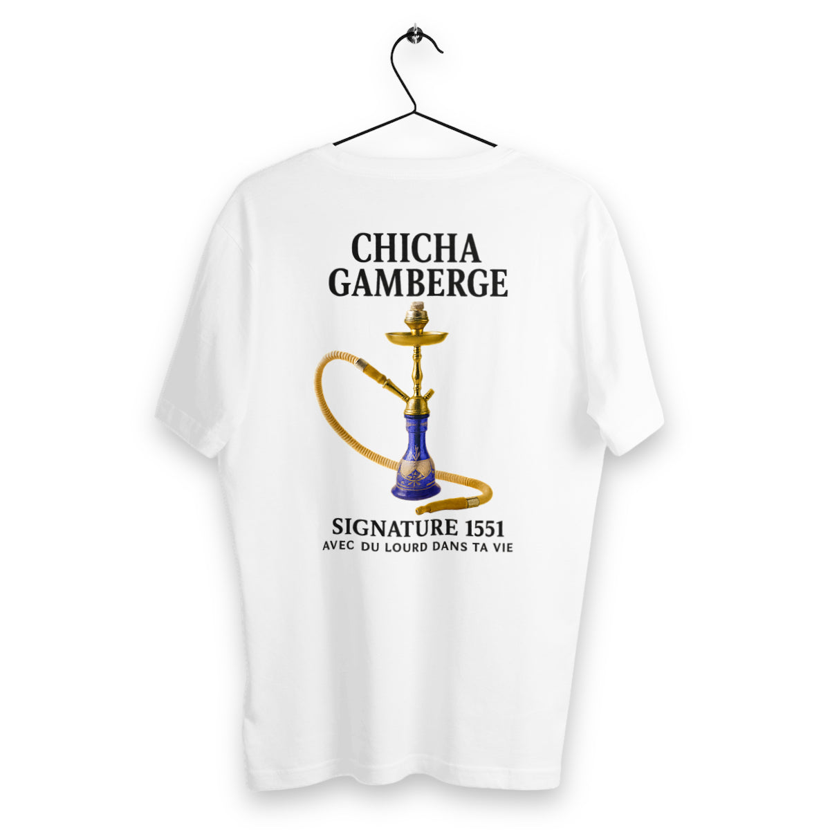 T-shirt Homme Chicha Gamberge - dos_blanc