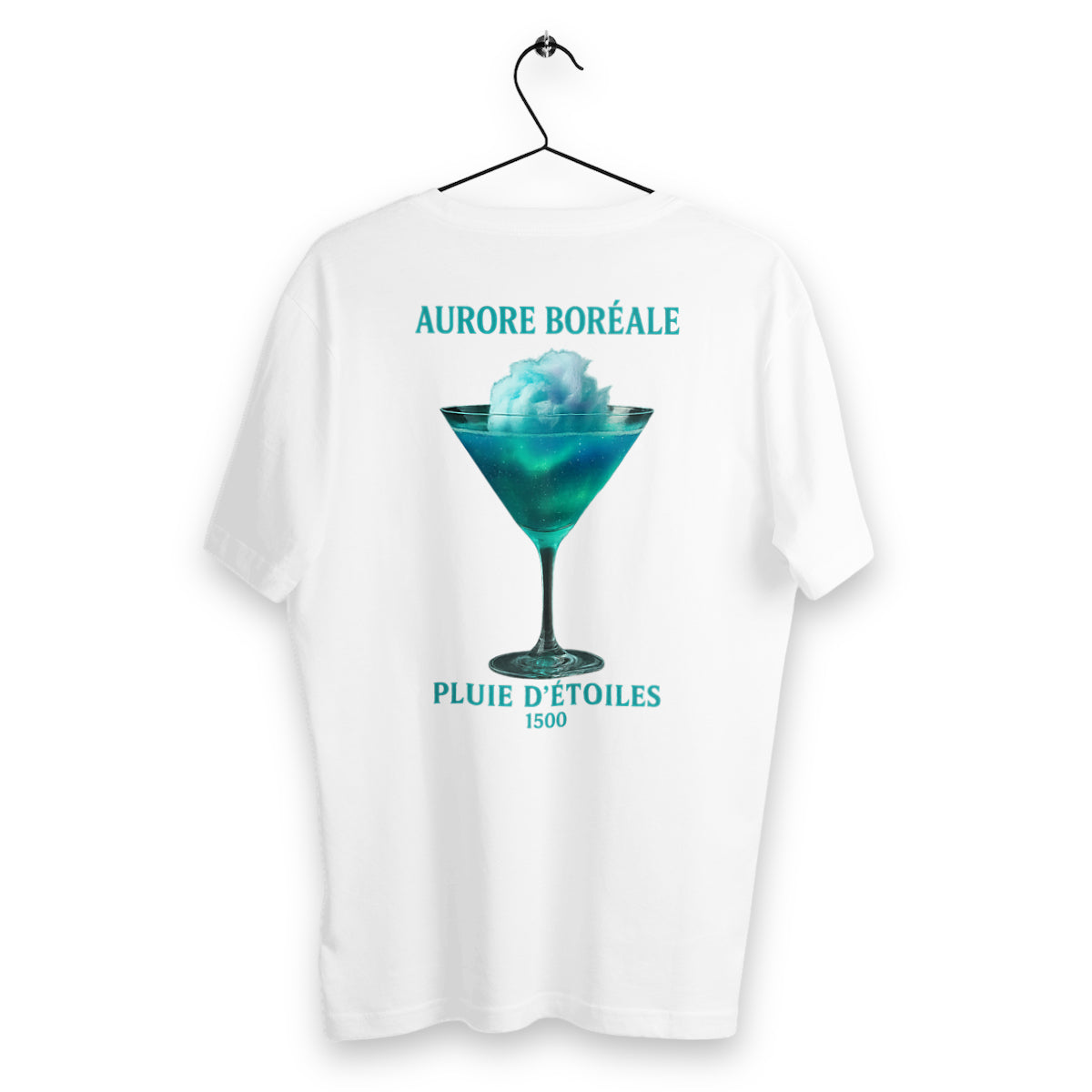 T-shirt Homme Aurore Boréal - dos_blanc