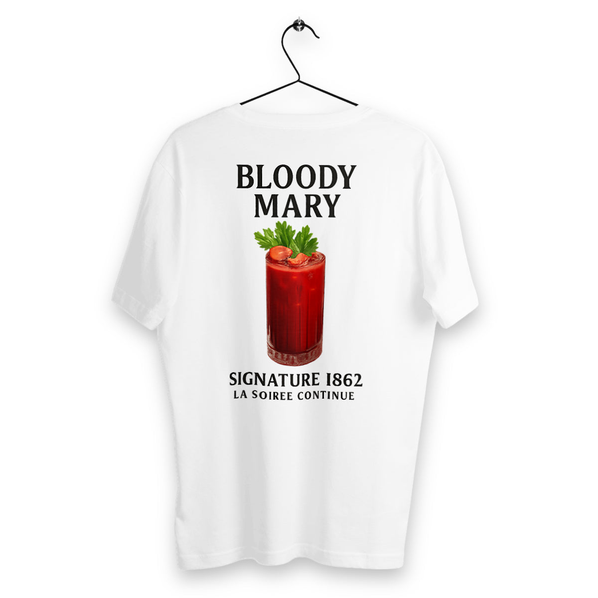 T-shirt Homme Bloody Mary  - dos_blanc