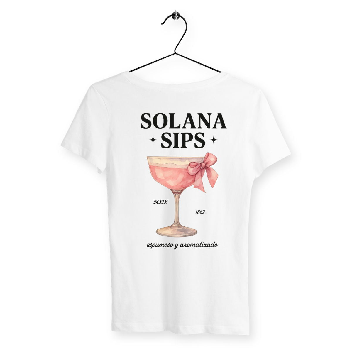 T-shirt Femme Sips - dos_blanc