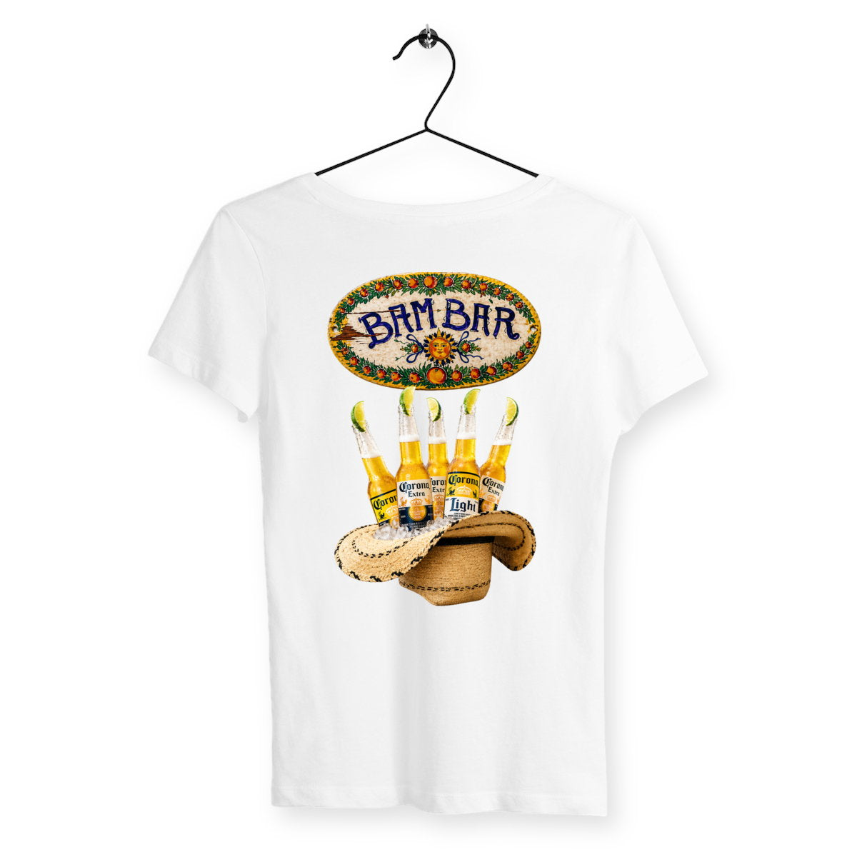 T-shirt Femme Bam Bar - dos_blanc