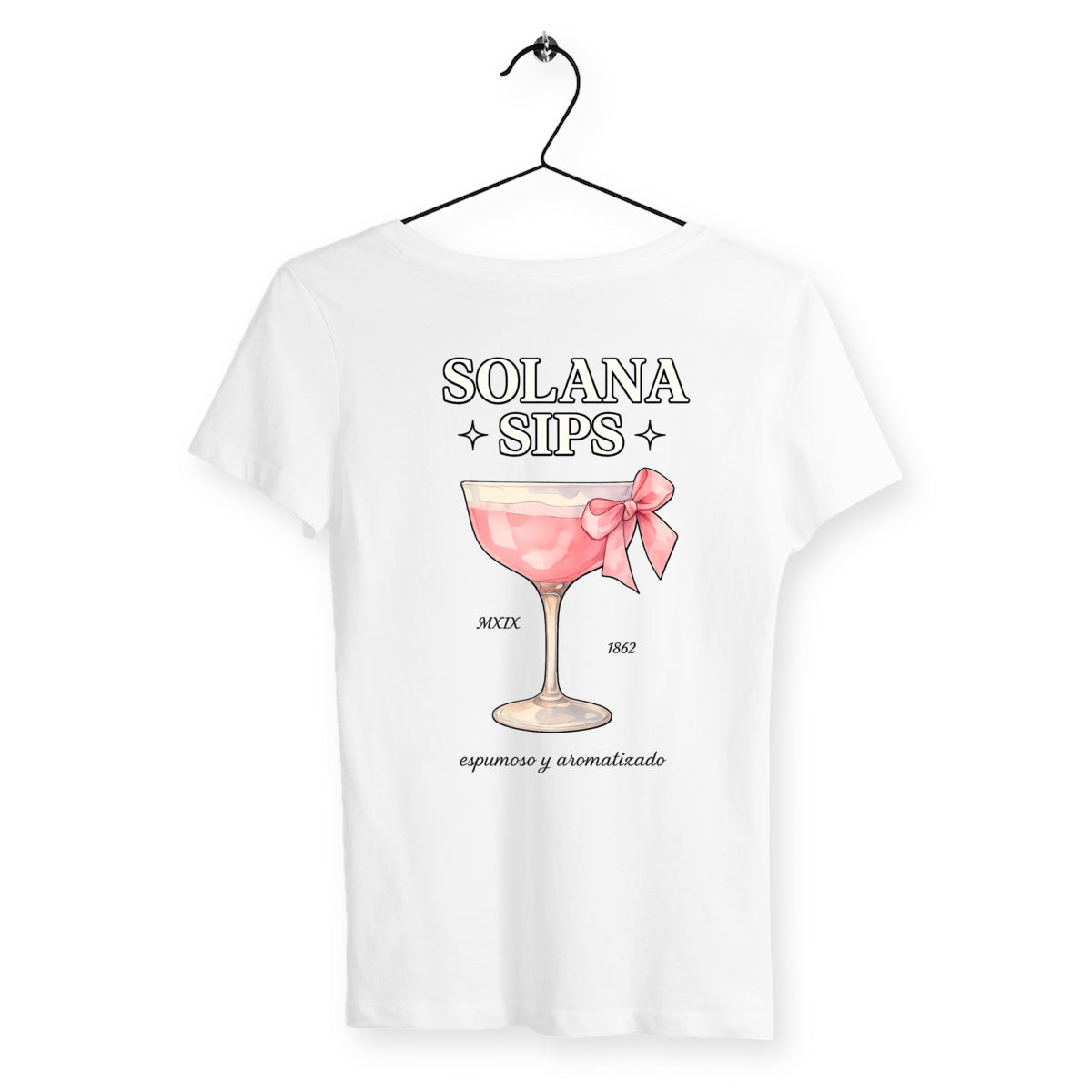 T-shirt Femme Sips - dos_blanc