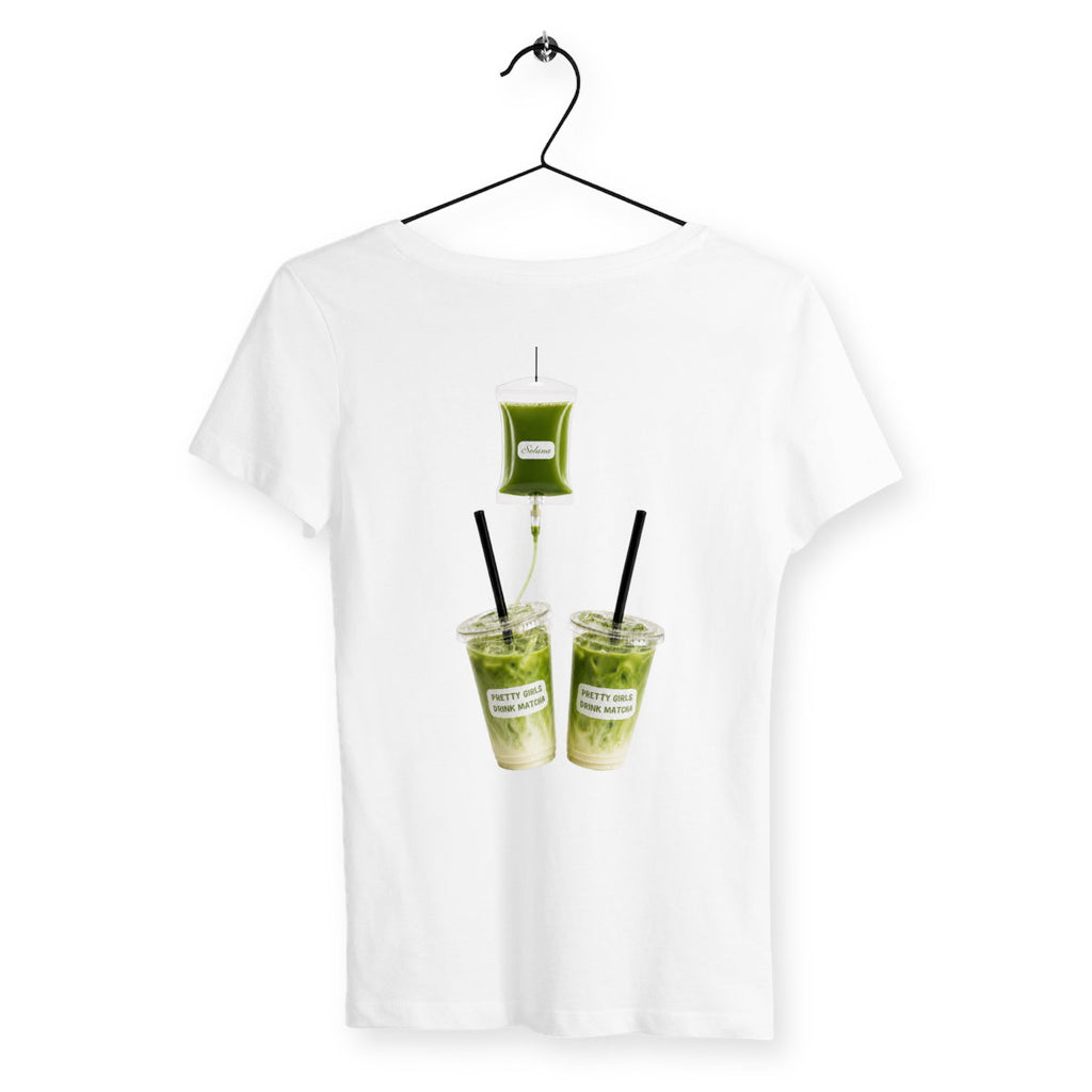 T-shirt Femme Matcha - dos_blanc
