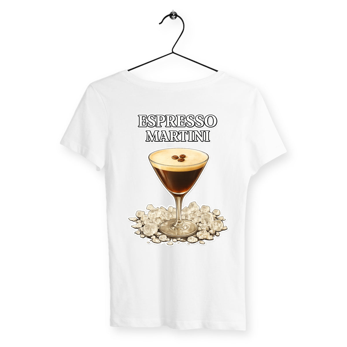 T-shirt Femme Espresso Martini - dos_blanc