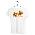 T-shirt Femme Orangé - dos_blanc