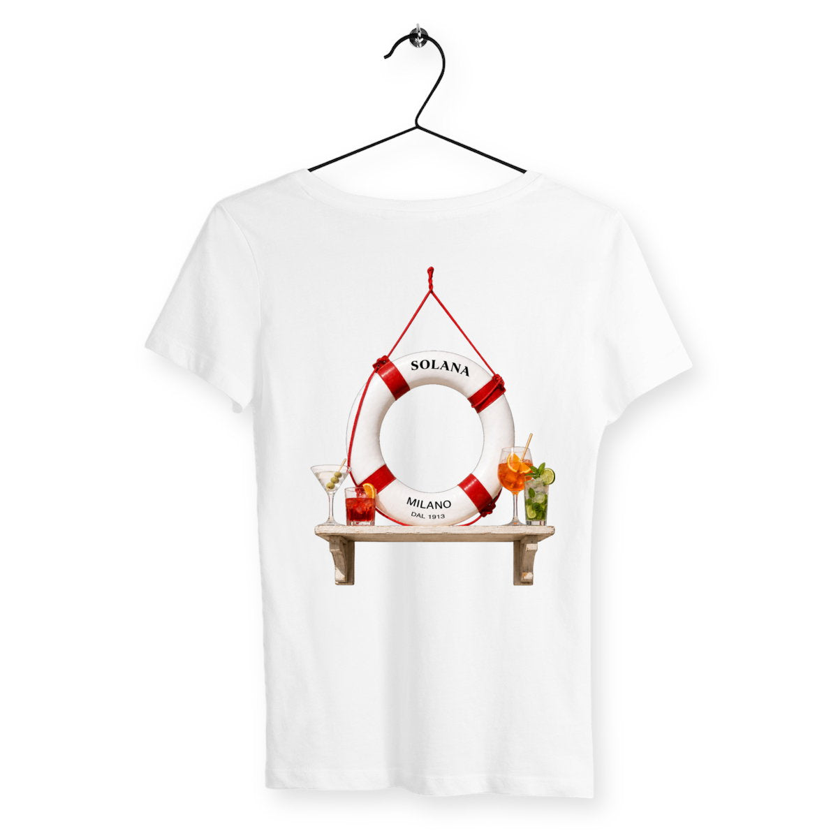 T-shirt Femme Boué - dos_blanc