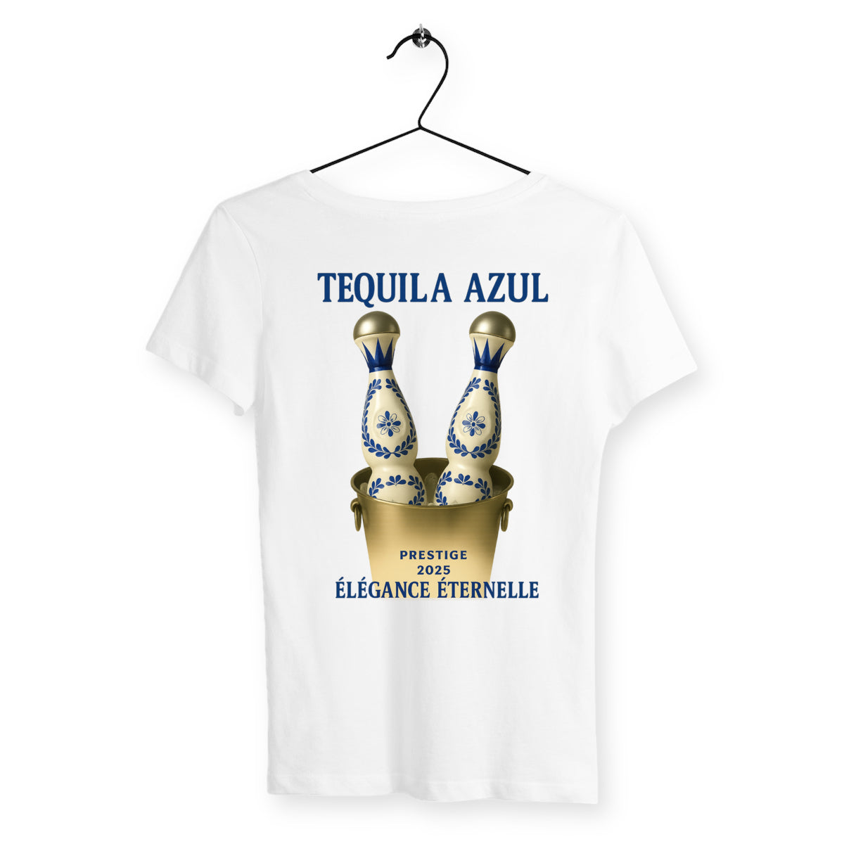 T-shirt Femme Tequila Azul - dos_blanc
