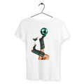 T-shirt Femme Émeraude - dos_blanc