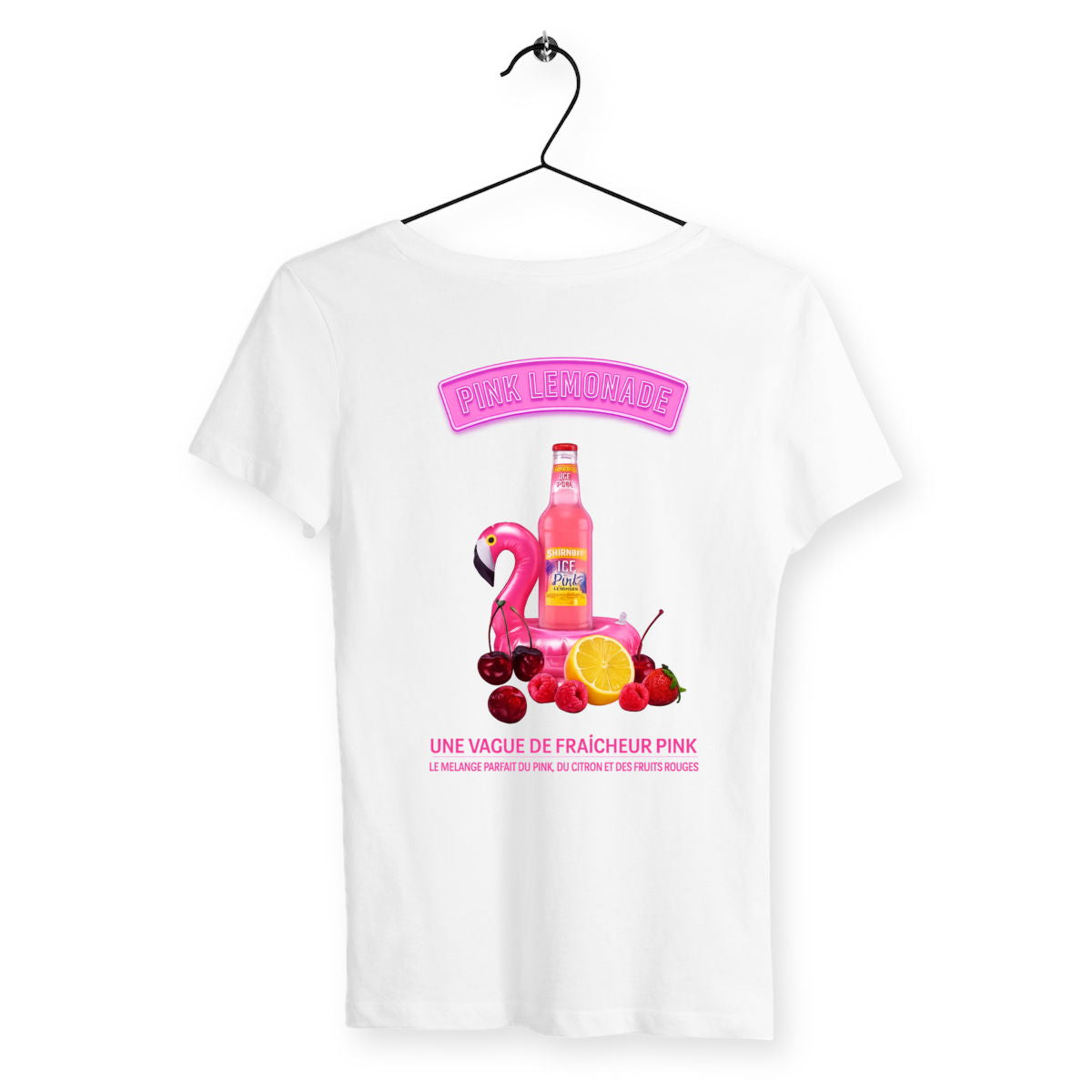 T-shirt Femme Pink Lemonade - dos_blanc