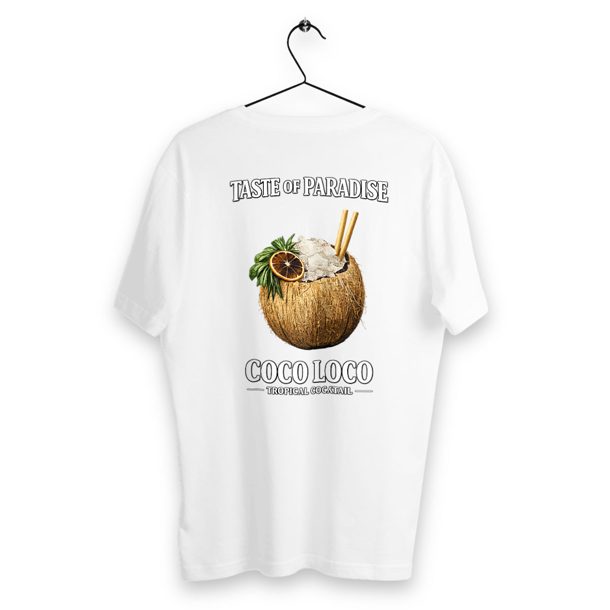 T-shirt Homme Coco Loco - dos_blanc