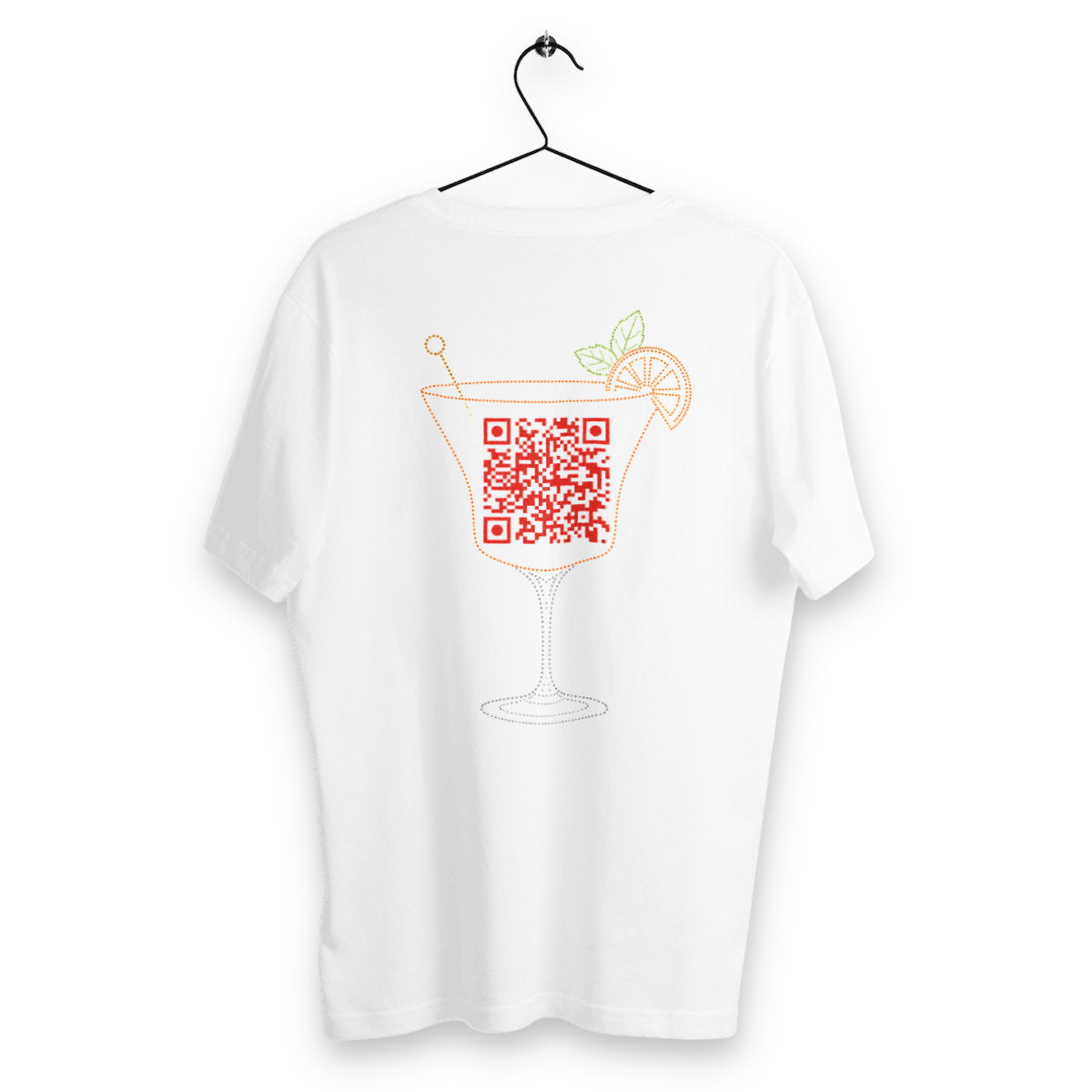 T-shirt Homme QR - dos_blanc