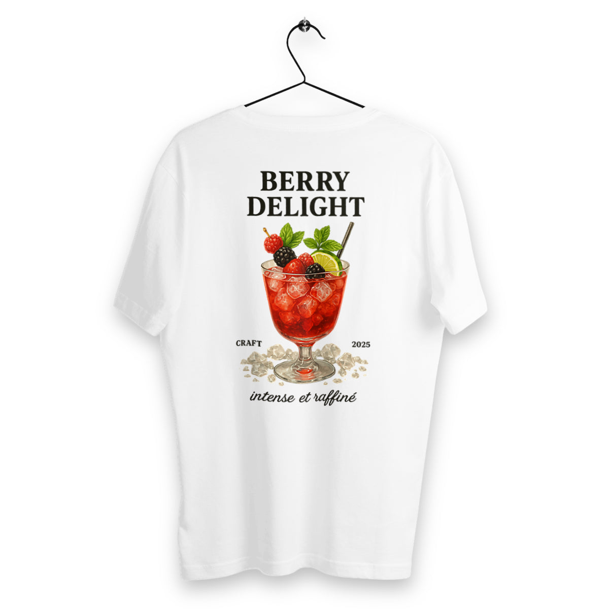 T-shirt Homme Berry Delight  - dos_blanc