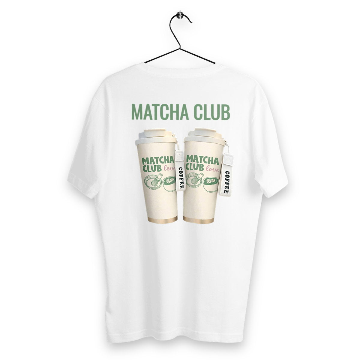 T-shirt Homme Matcha club  - dos_blanc
