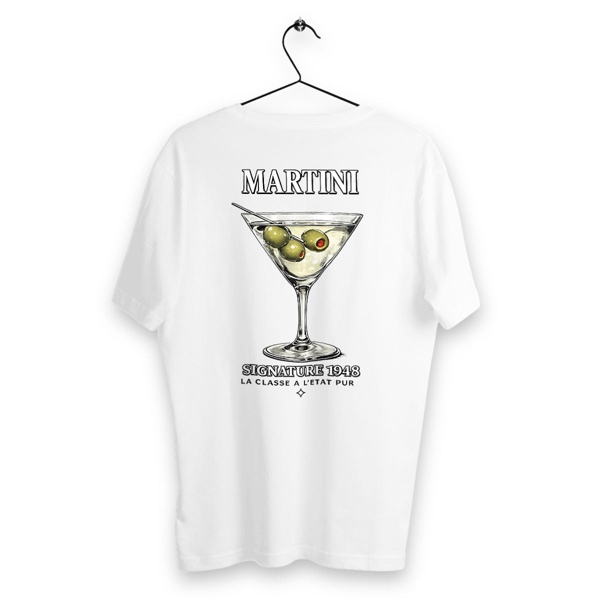T-shirt Homme Martini - dos_blanc