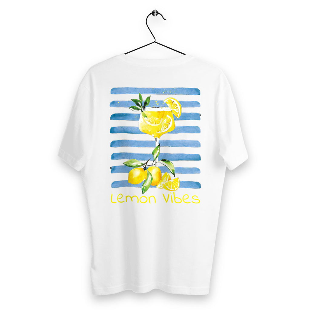 T-shirt Homme Lemon Vibes - dos_blanc