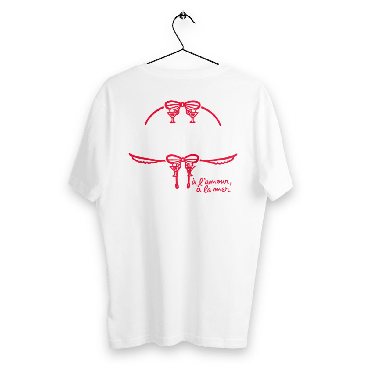 T-shirt Homme Bikini - dos_blanc