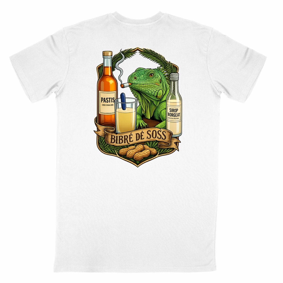 T-shirt Homme Bibré de soss - dos_blanc