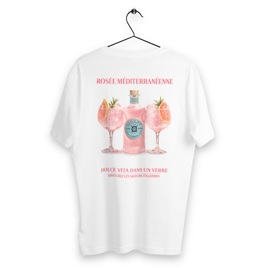 T-shirt Homme Rosée Méditerranéenne - dos_blanc