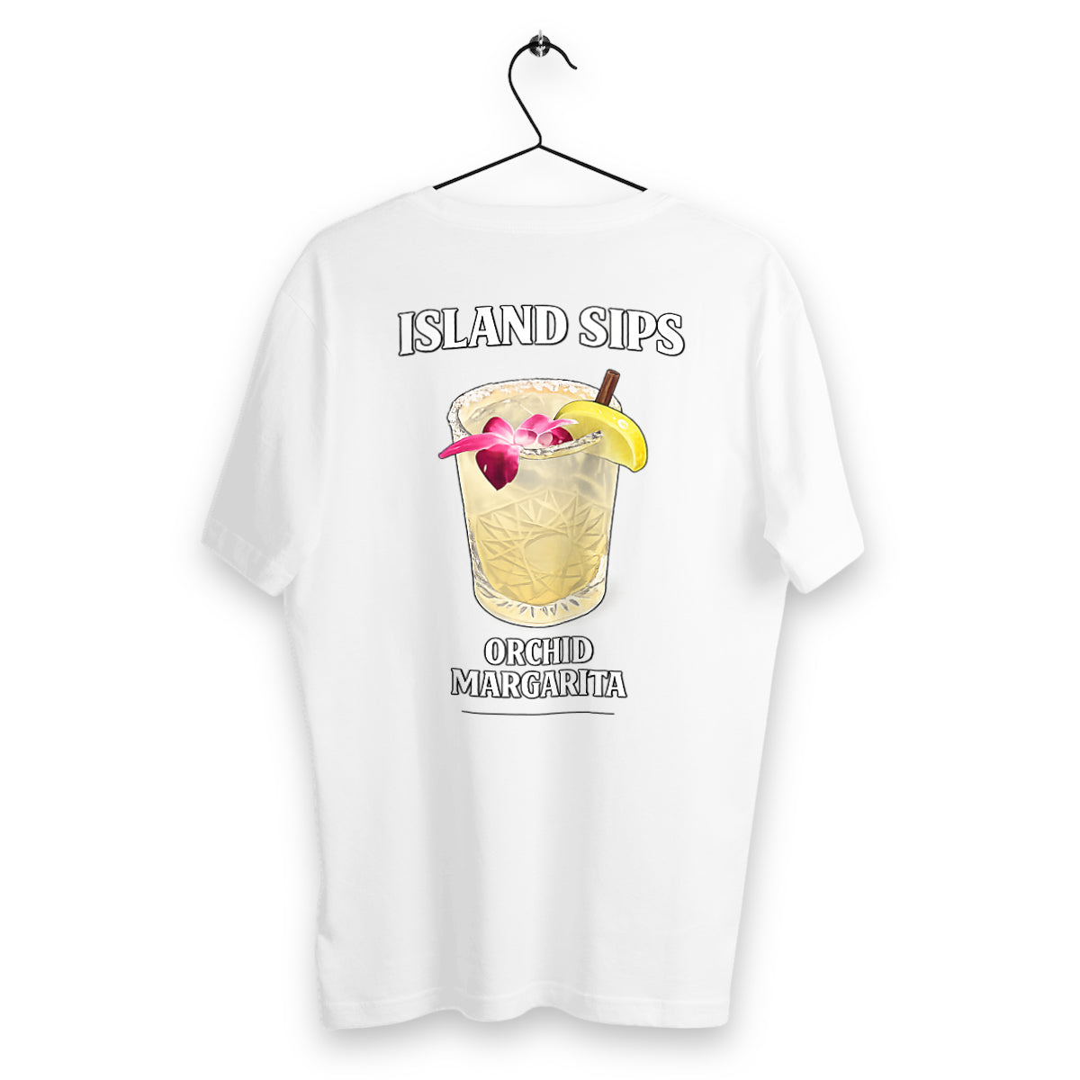T-shirt Homme Island Sips - dos_blanc