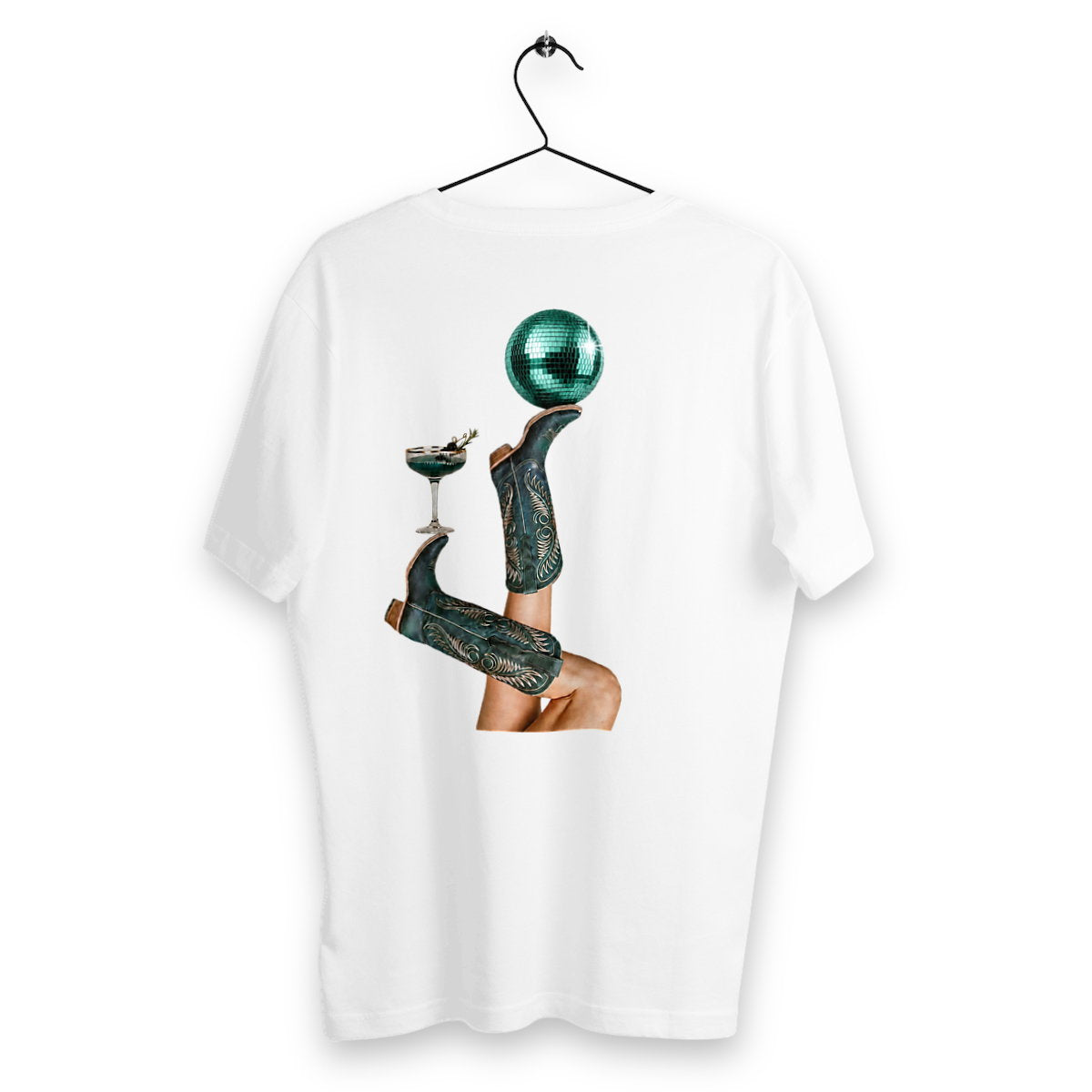 T-shirt Homme Émeraude - dos_blanc