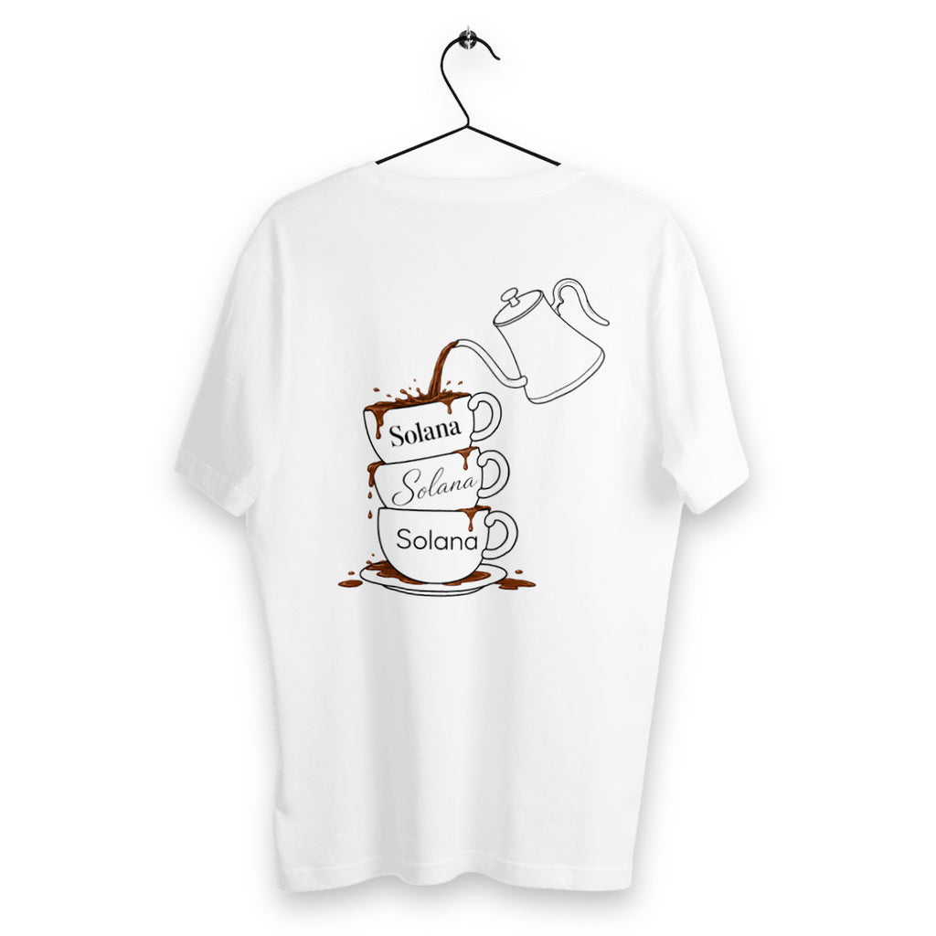 T-shirt Homme Café - dos_blanc