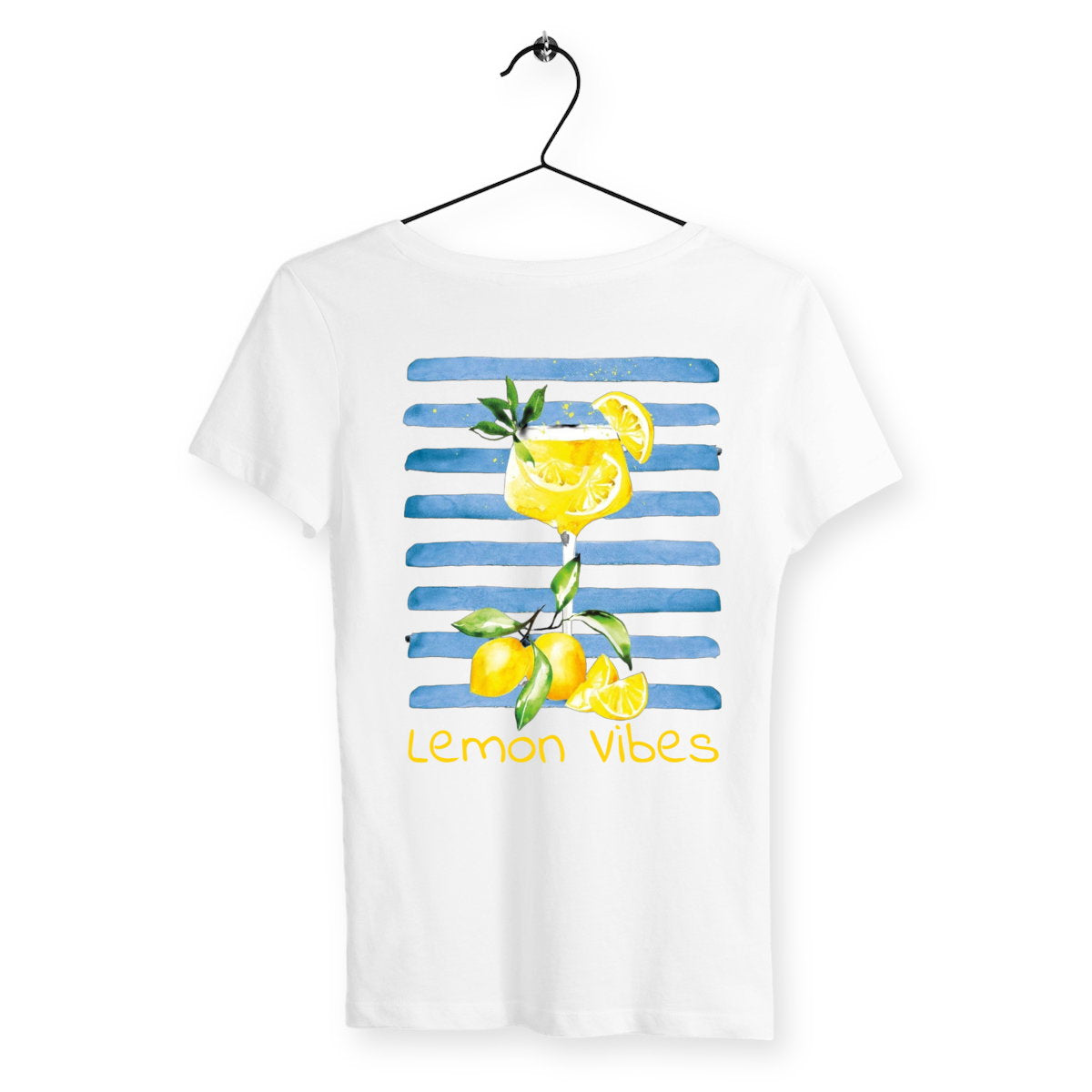 T-shirt Femme Lemon Vibes - dos_blanc