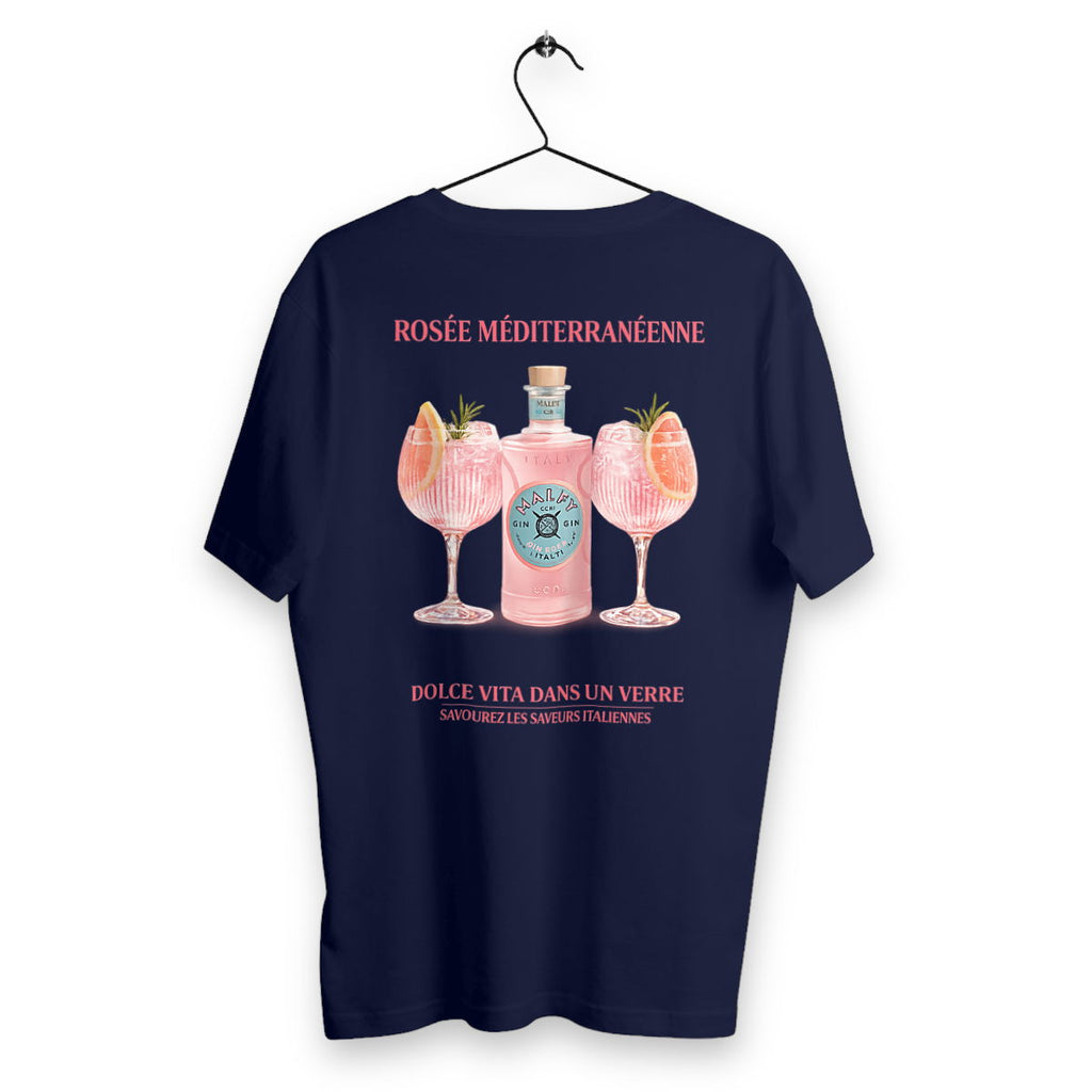 T-shirt Homme Rosée Méditerranéenne - dos_bleumarine