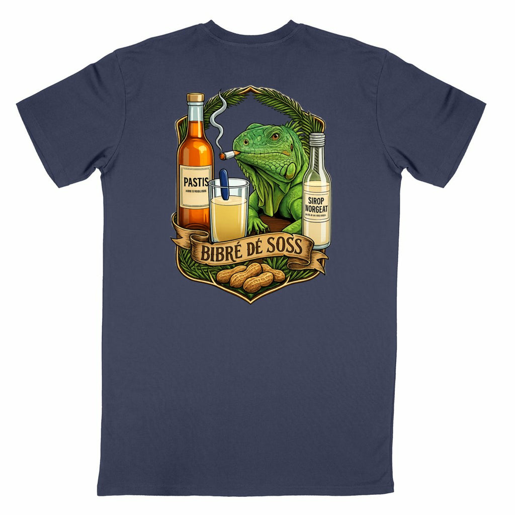 T-shirt Homme Bibré de soss - dos_bleumarine