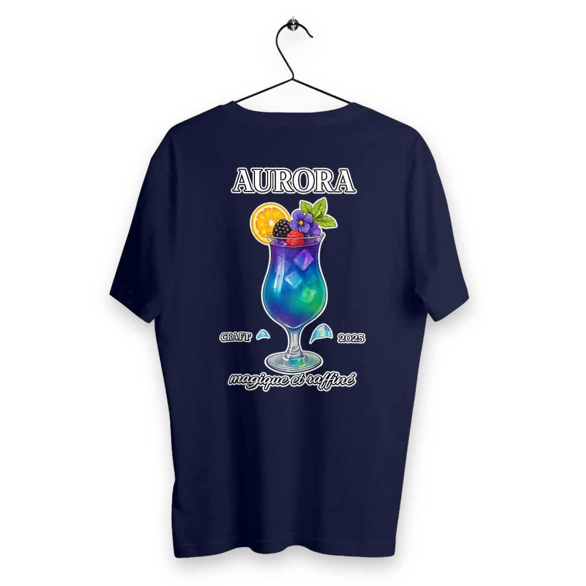T-shirt Homme Aurora - dos_bleumarine