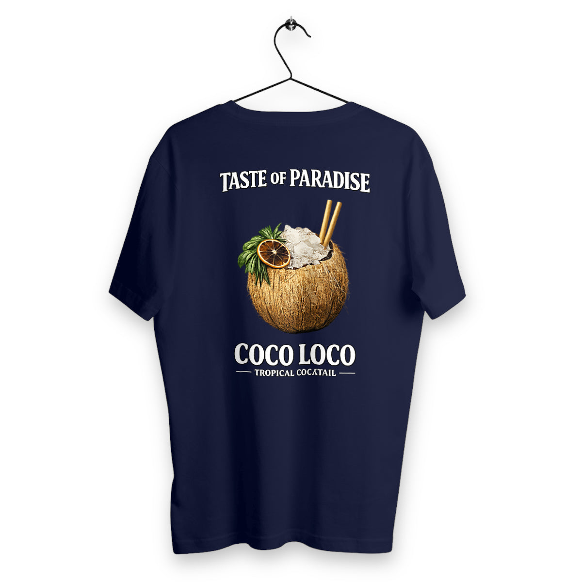 T-shirt Homme Coco Loco - dos_bleumarine