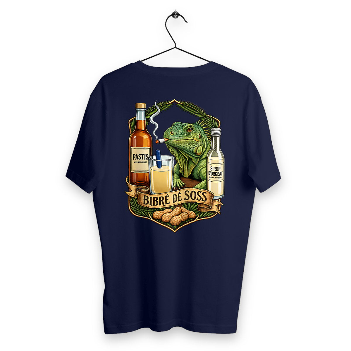 T-shirt Homme Bibré de soss - dos_bleumarine