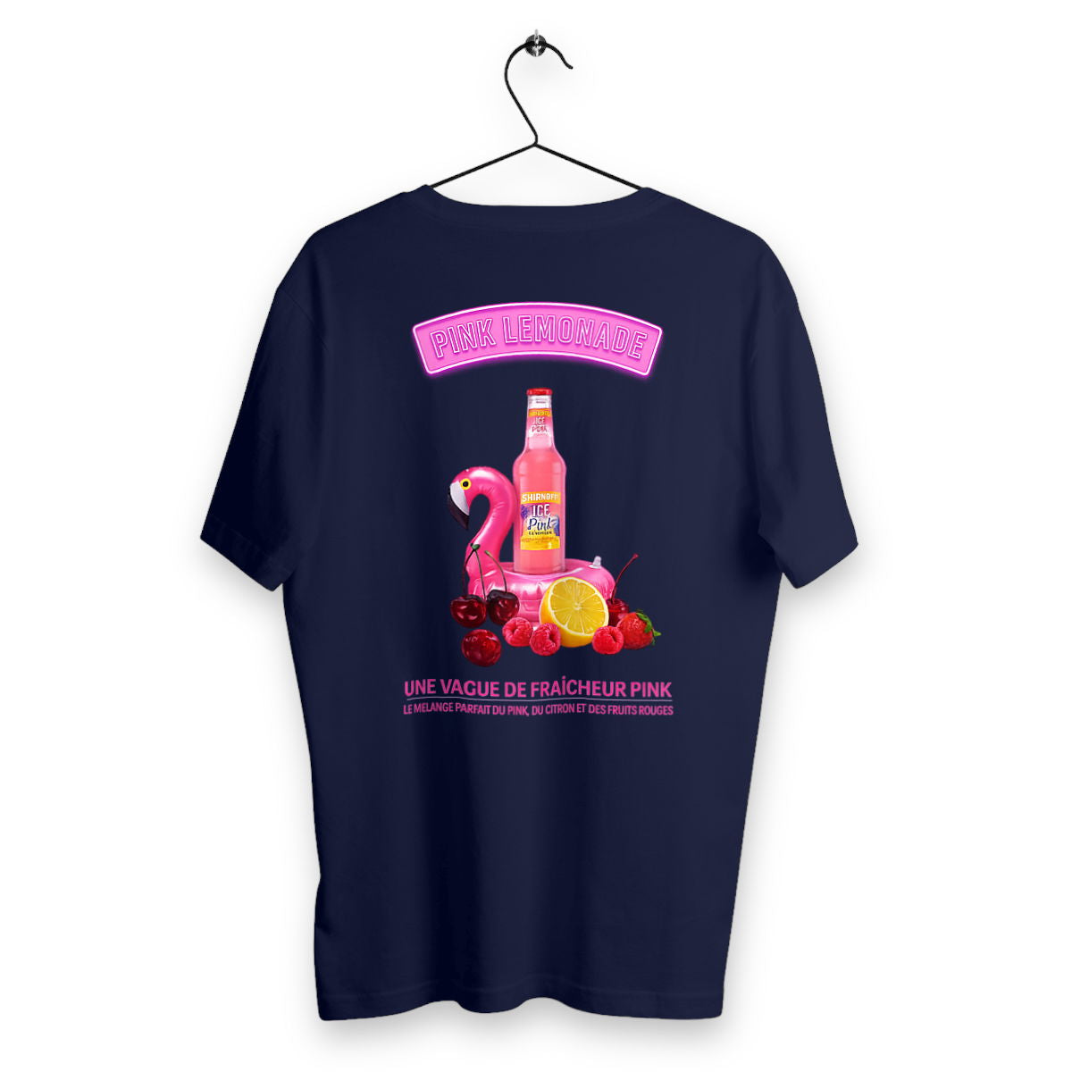 T-shirt Homme Pink Lemonade - dos_bleumarine