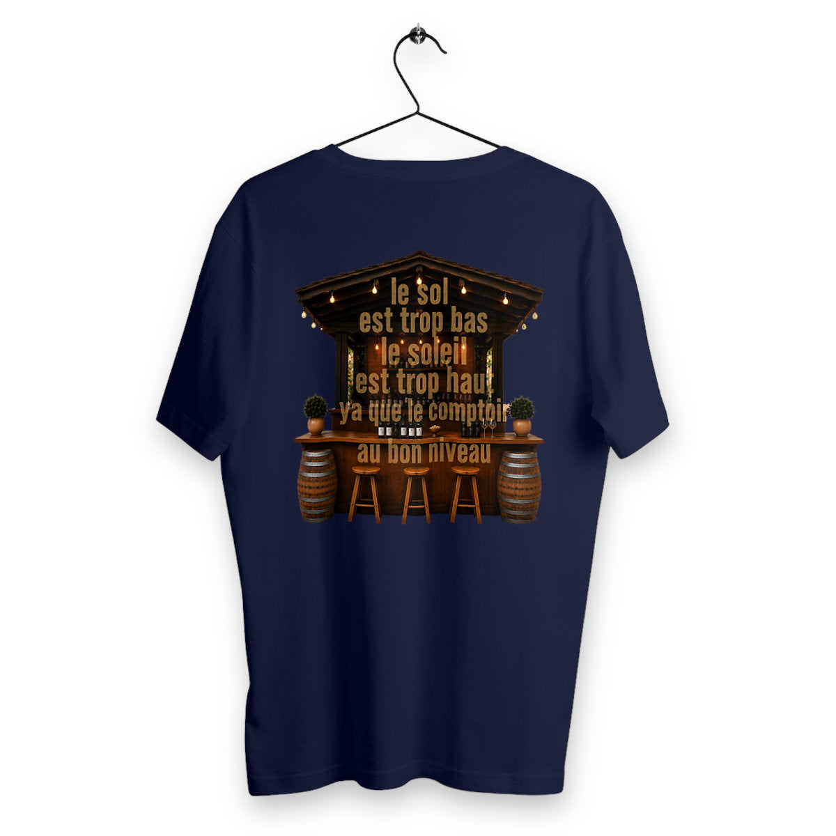 T-shirt Homme Bodega - dos_bleumarine
